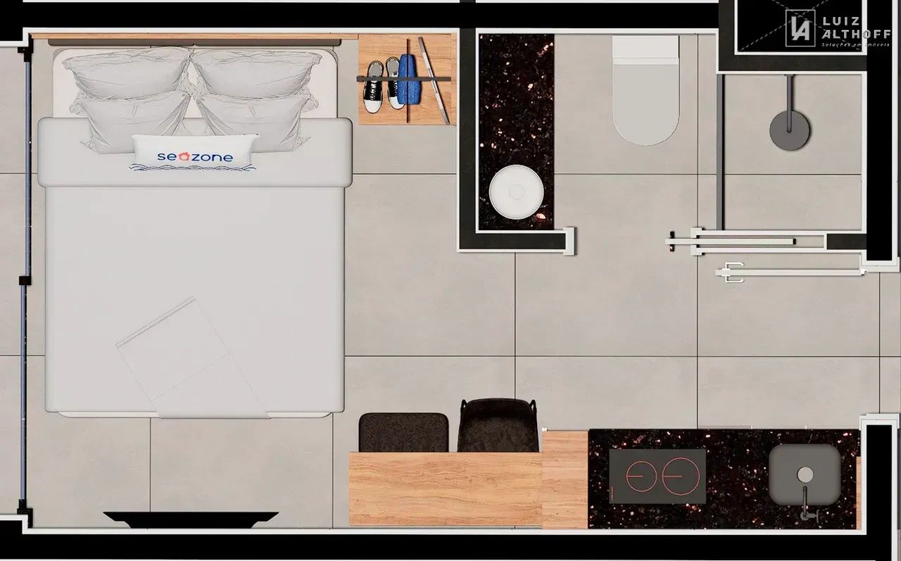 Apartamento com 1 quarto à venda - Campeche, Florianópolis/SC