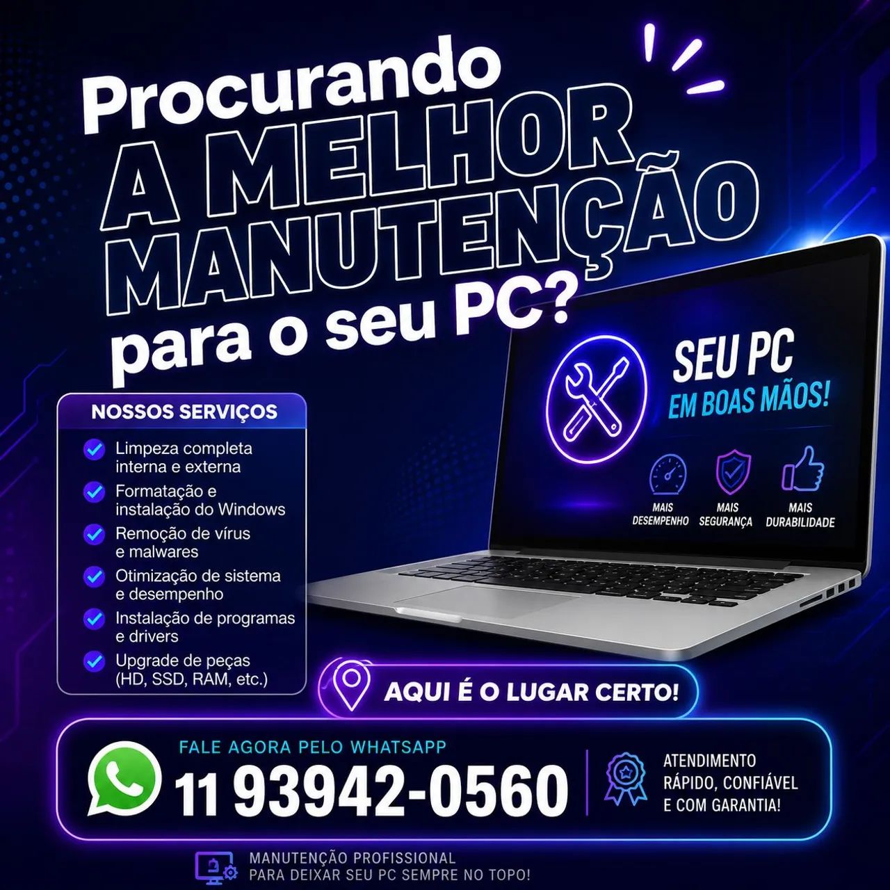 Manutenção pc e notebook 