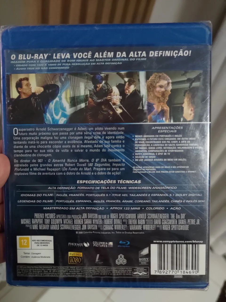 blu-ray O 6° Dia **lacrado** - Foto 2