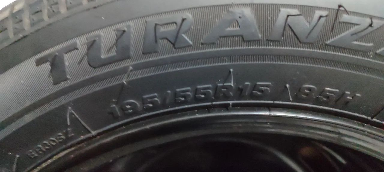 Pneu com roda para estepe nunca usado   - Foto 3