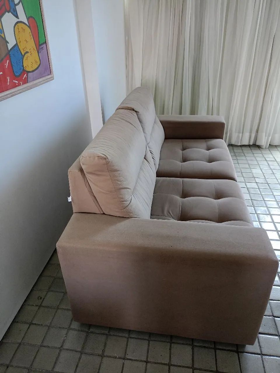 Vendo em ótimo estado. Sofá para até 4 pessoas. - Foto 2