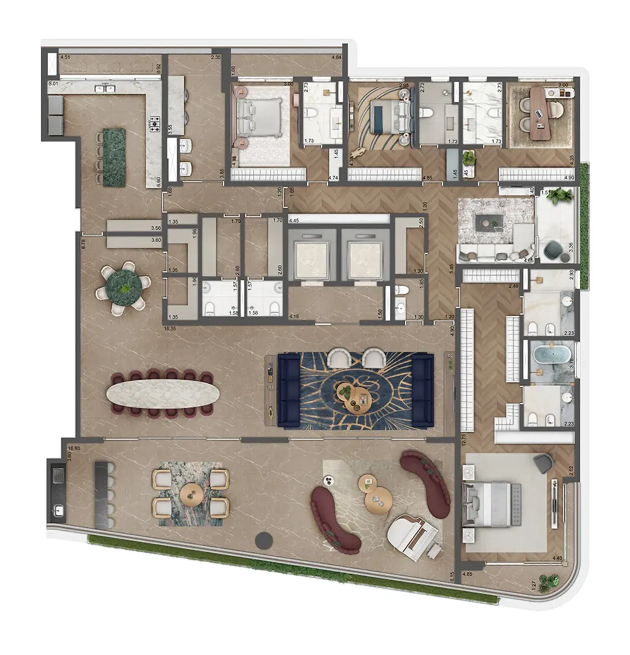 PLANTA 493m²