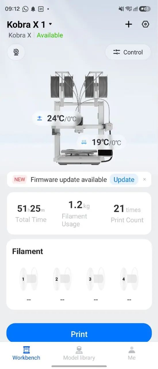 Impressora 3D Anycubic Kobra X - Semi nova - Foto 3