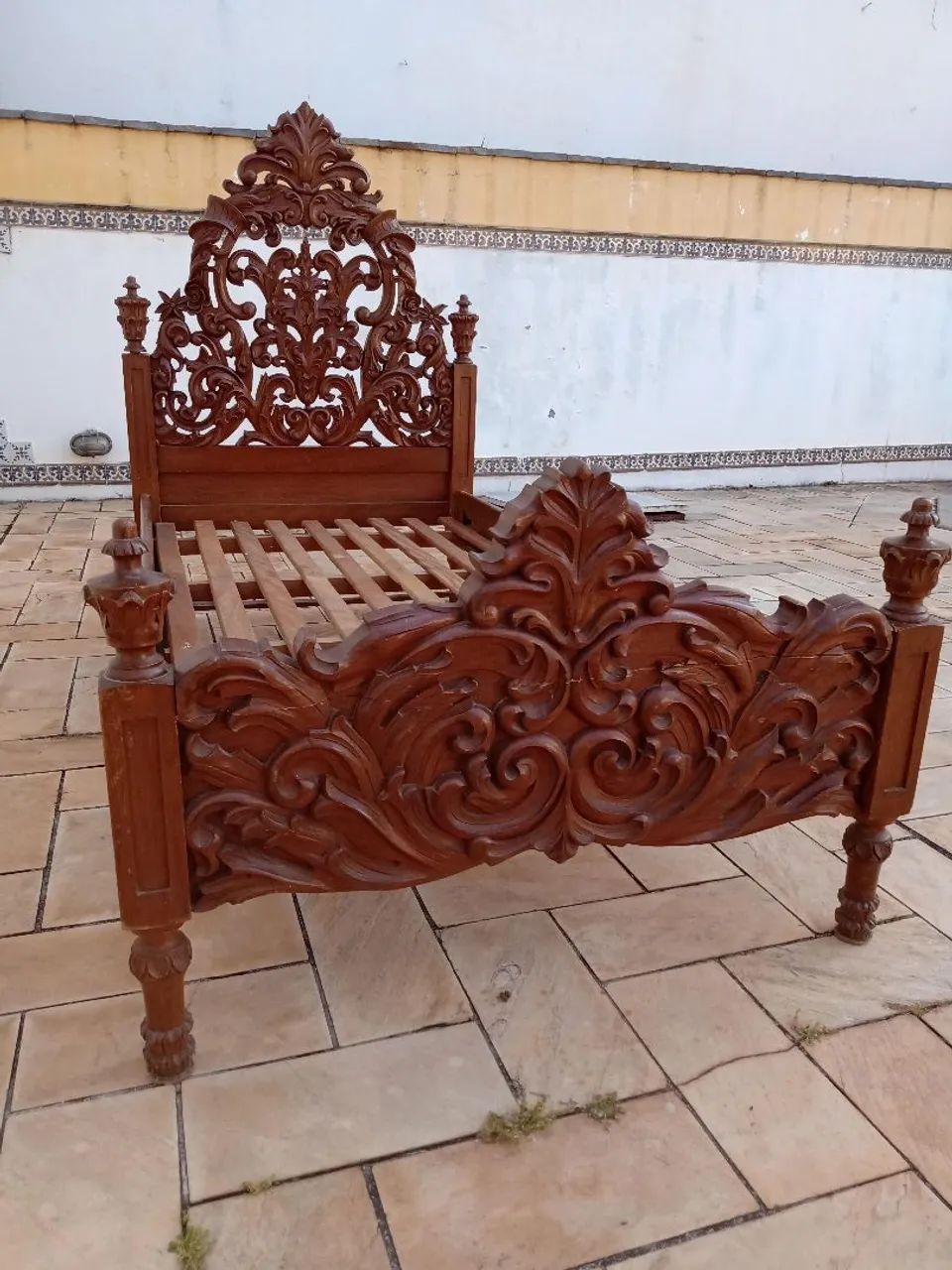 Cama em cerejeira de solteiro  - Foto 5