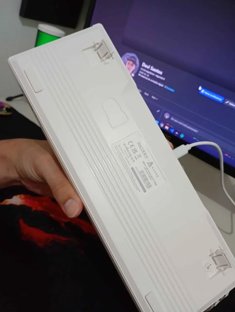 Teclado Mecânico Gamer Pra Vender Logo - Foto 5