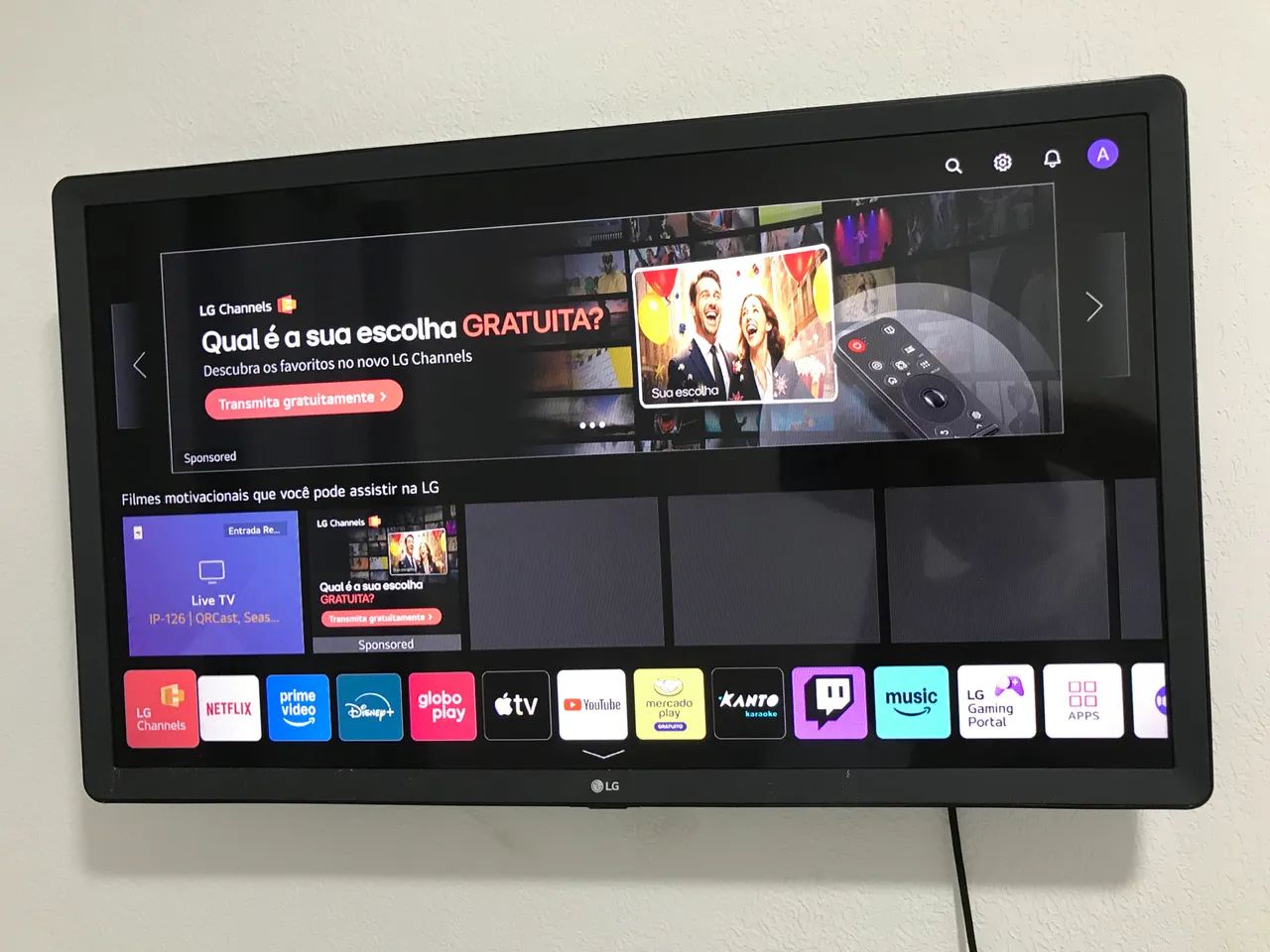 Tv Smart 32 polegadas LG - Foto 3