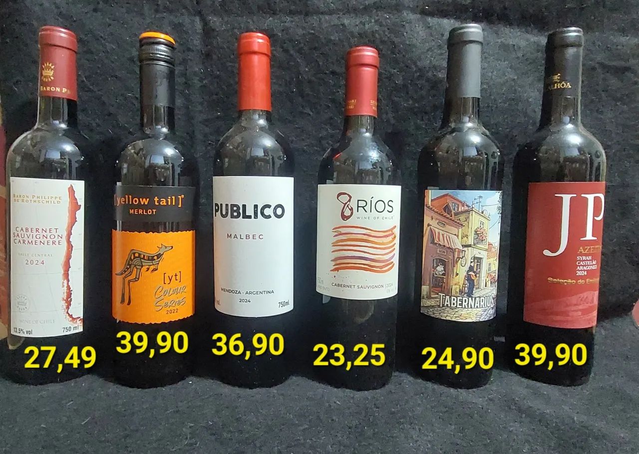 Vinhos Importados e selecionados