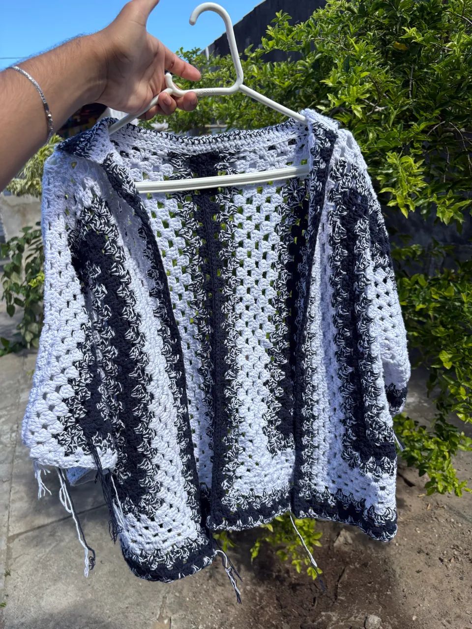 Kimono/Cardigan Croche - Foto 2