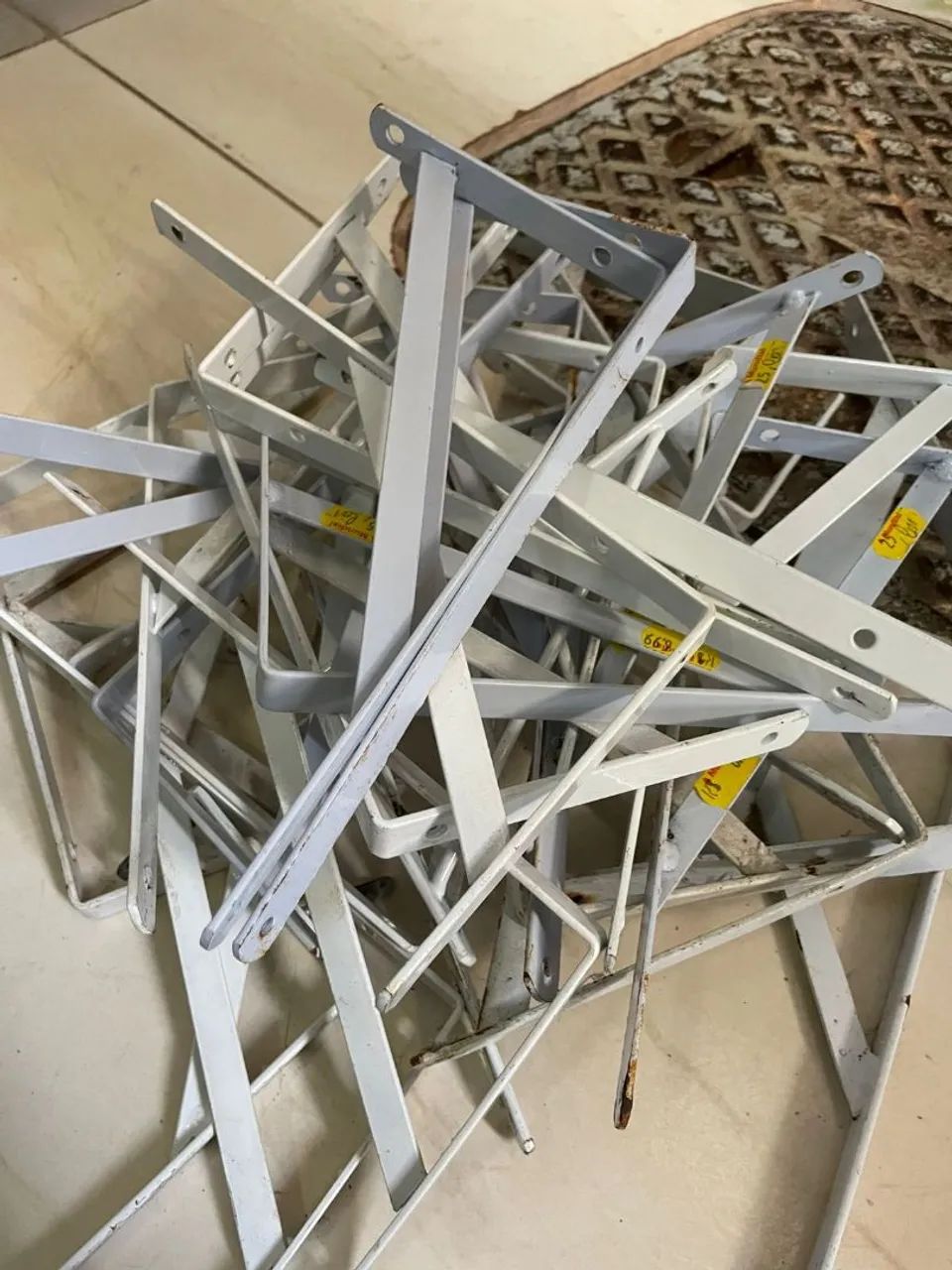 Mão francesa (diversos tamanhos) 34 unidades