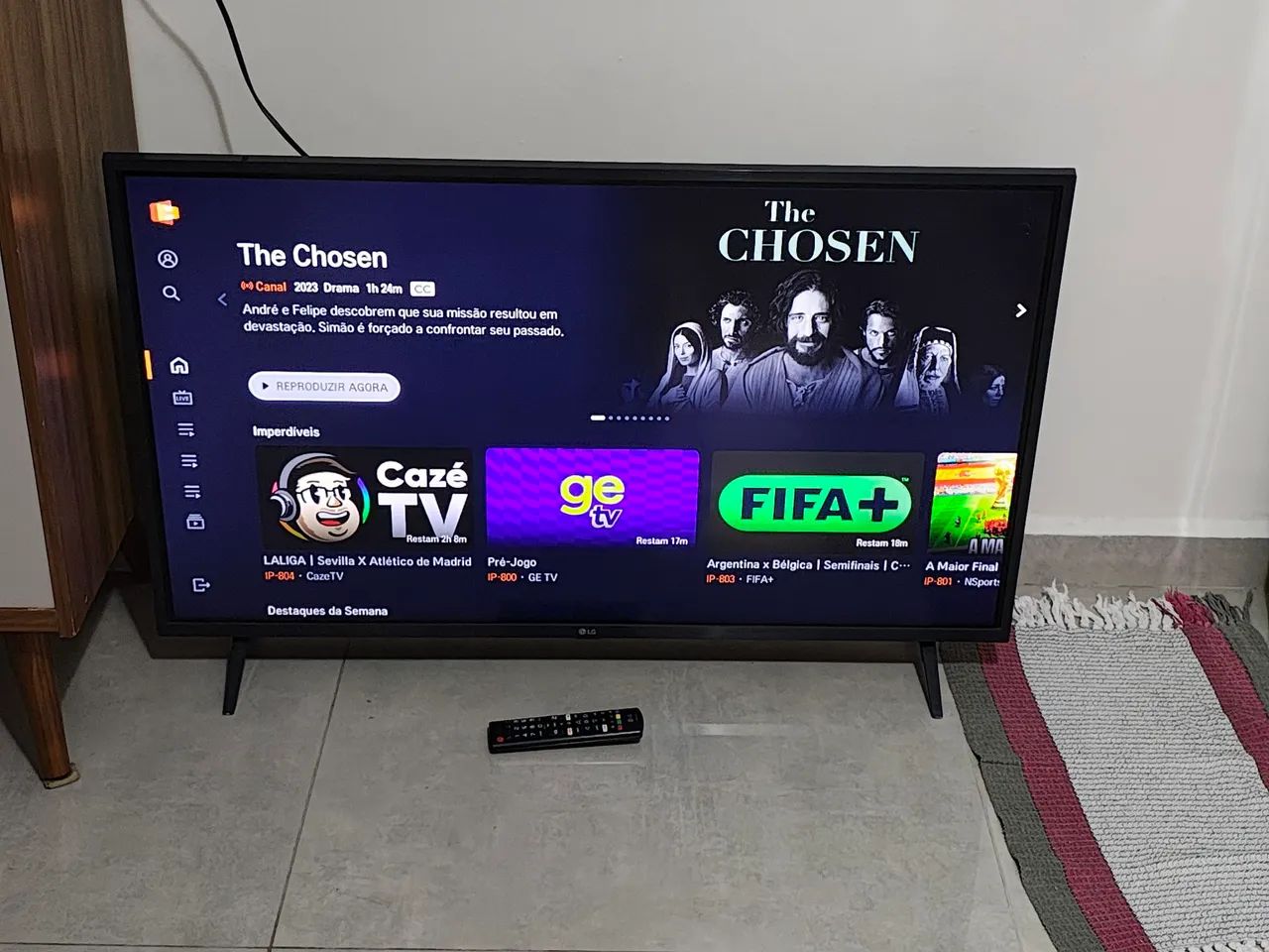 TV smart LG 43 polegadas 4k excelente estado 
