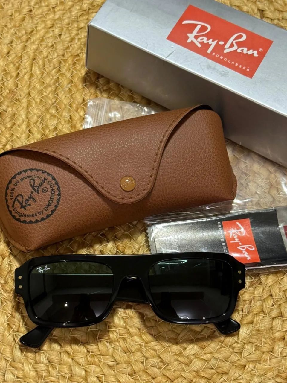 Oculos de sol Rayban Ray-Ban RB4454 Flacko Bio-Based novo