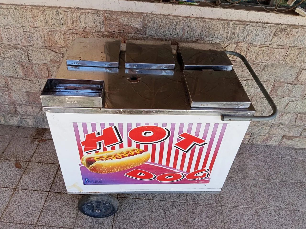 Carrocinha para hot dog