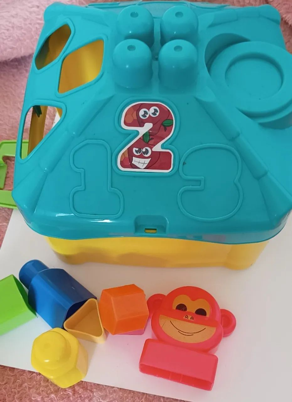 Brinquedo educativo de encaixe 