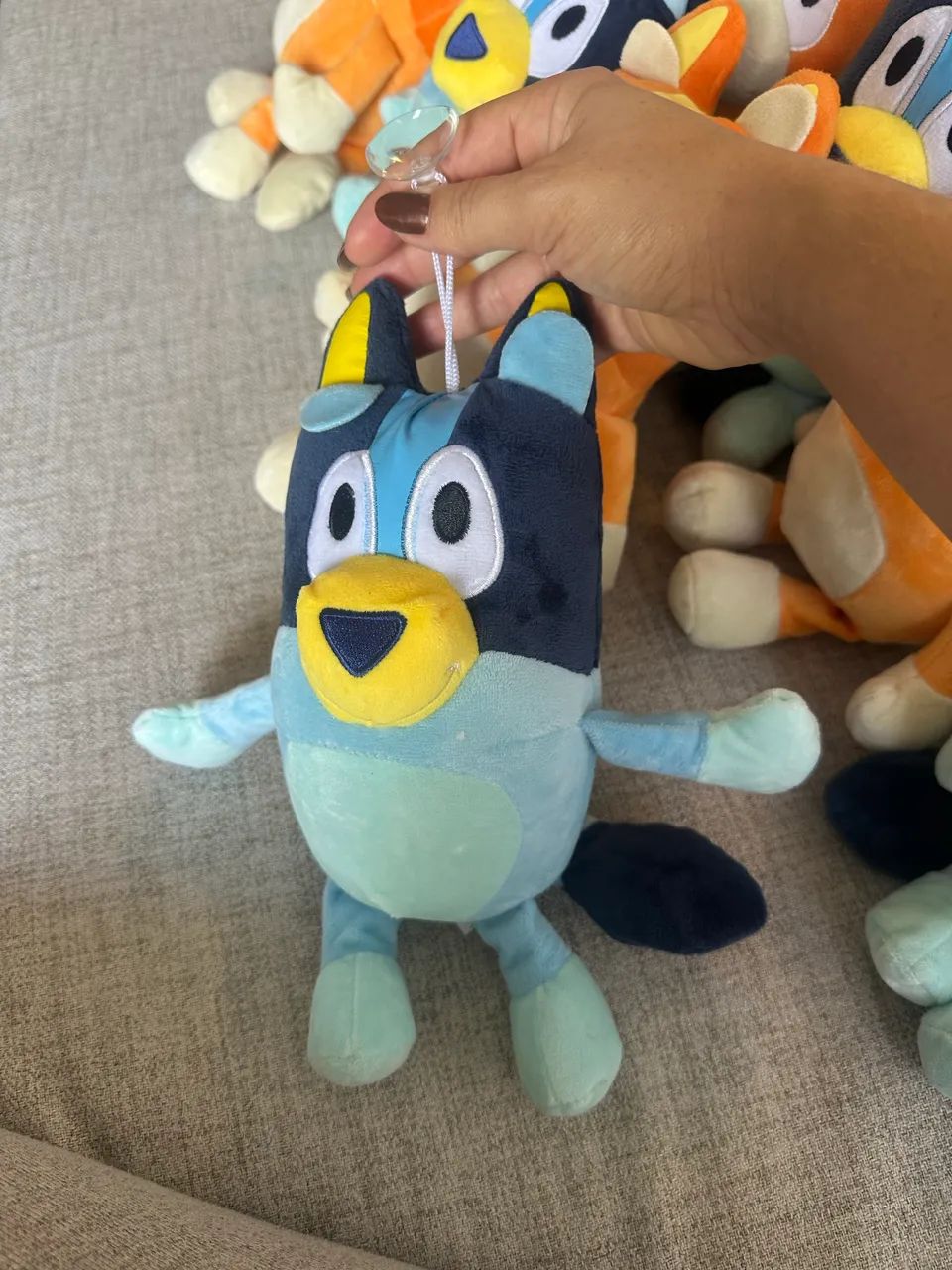 Pelúcias Bluey e Bingo