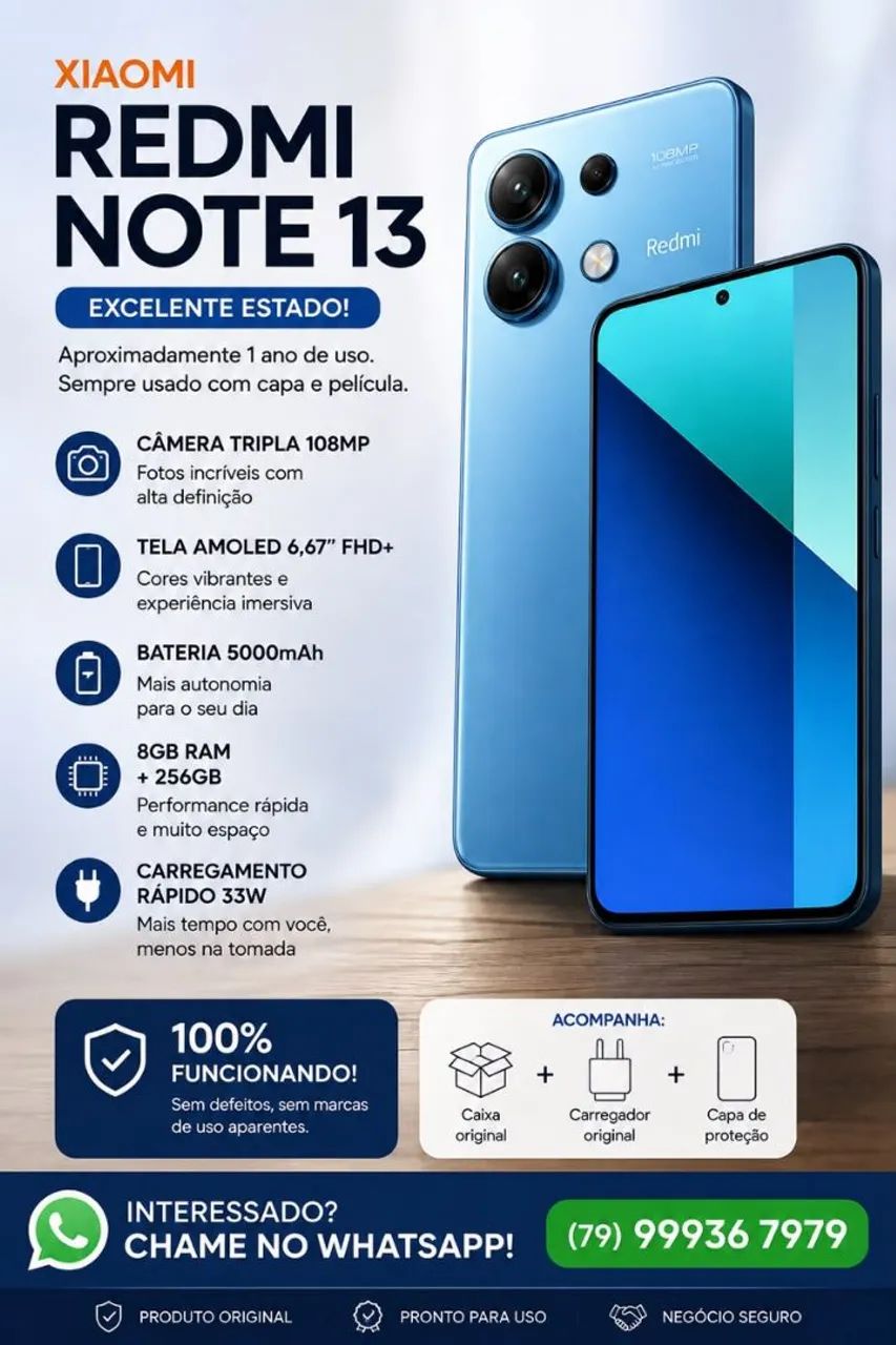 Xiaomi redmi note 13 completo  - Foto 4