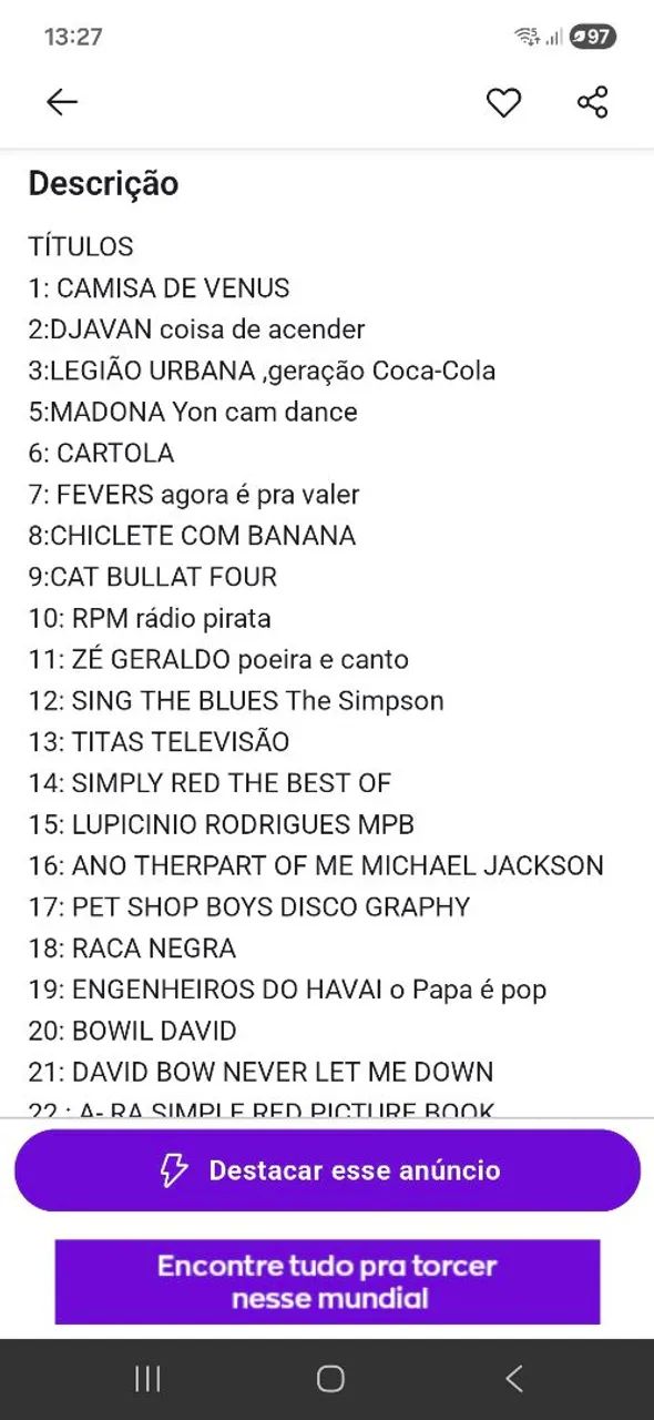 Discos vinil vários títulos, UNIDADE 100,00 - Foto 2