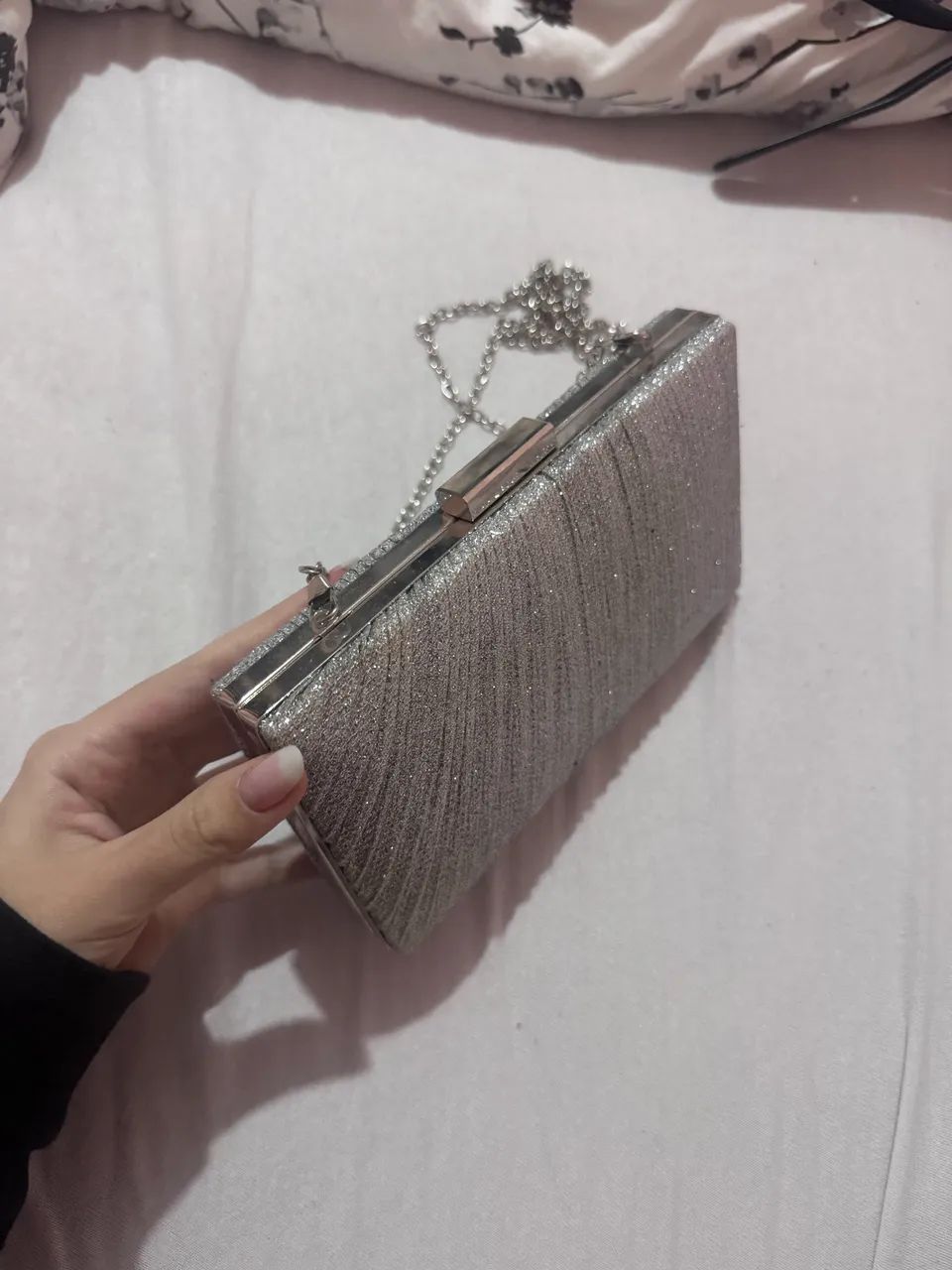 Bolsa Chutch Prata - Foto 3