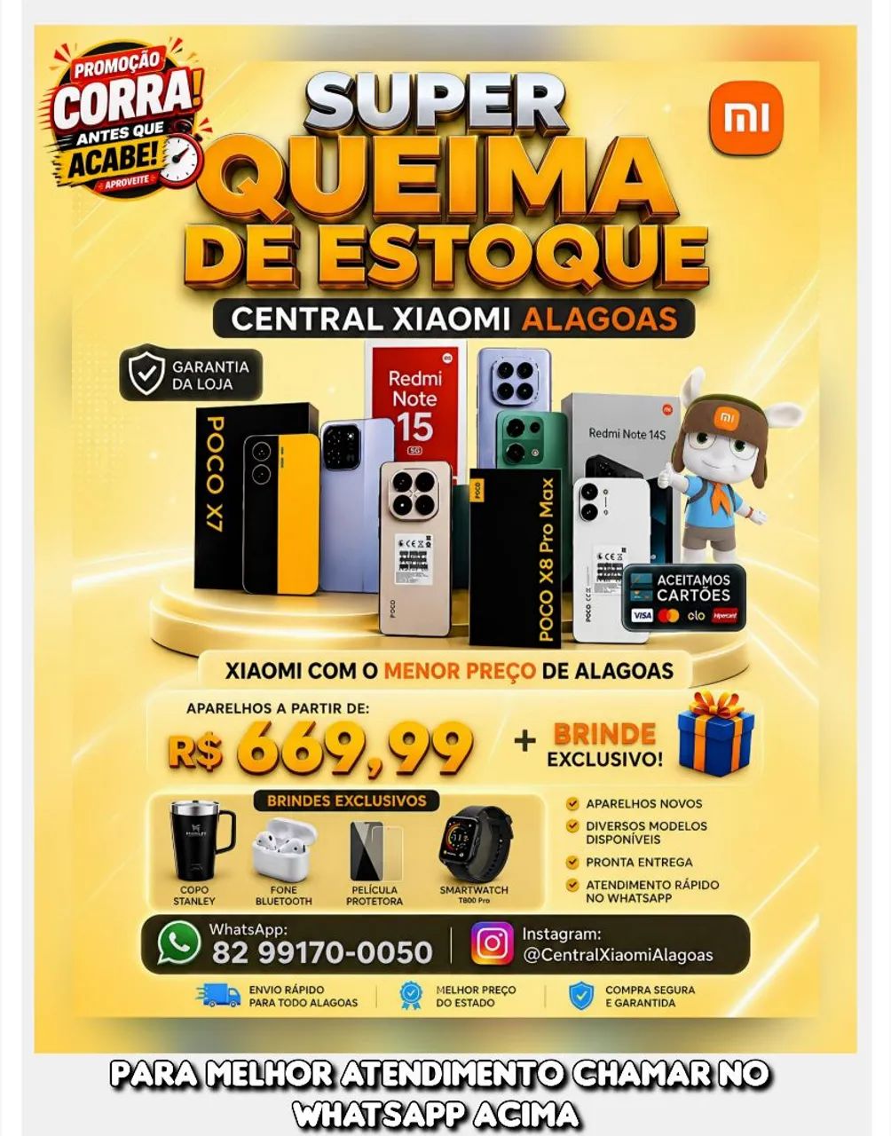 Xiaomi Poco X8 Pro Max, Poco X7 Pro, Redmi Note 15 Pro e Diversos Modelos Disponíveis 