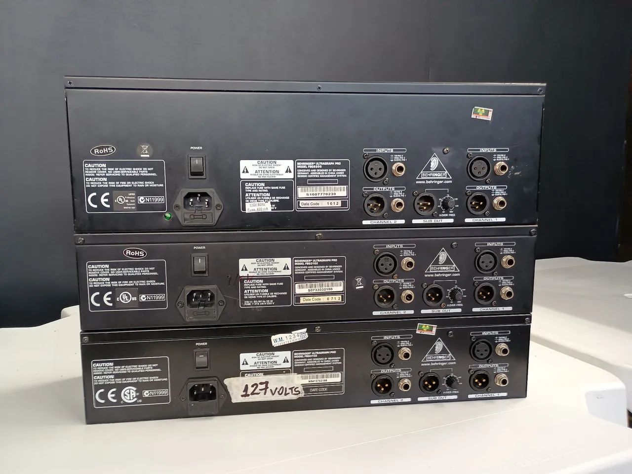 Behringer FBQ 6200 e 3102 equalizadores de 31bandas - Foto 2