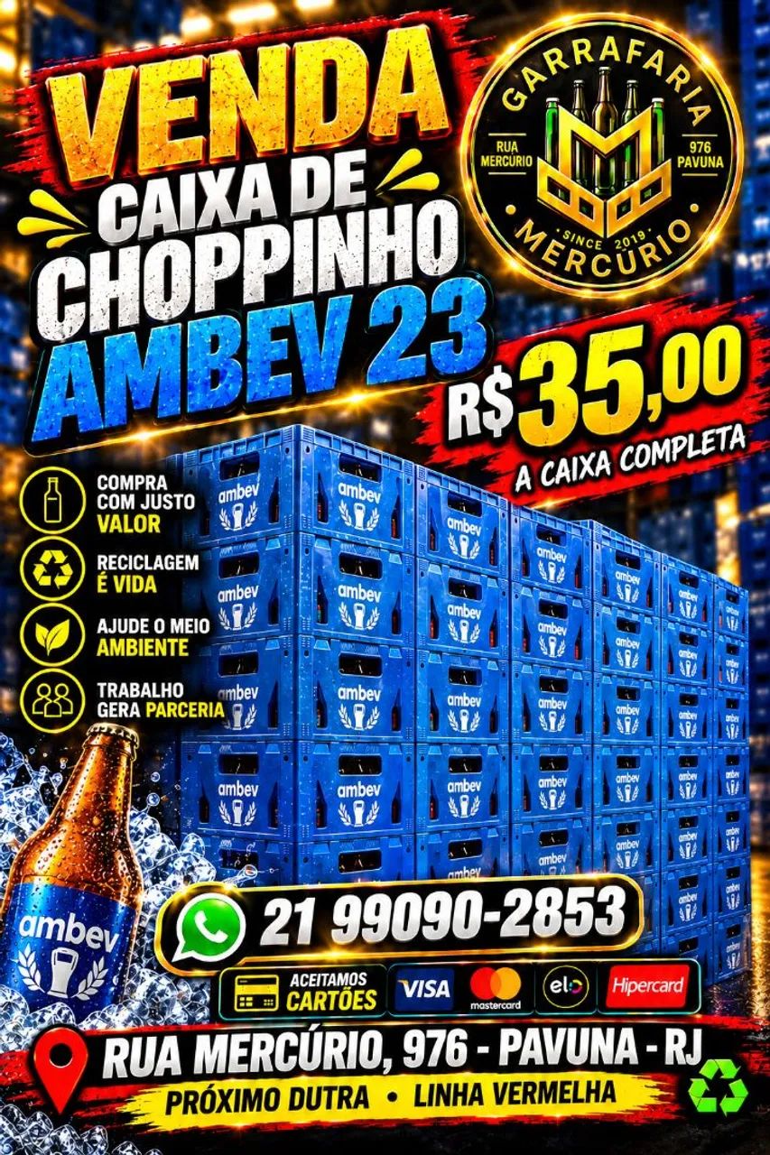 Vendo caixa completa choppinho