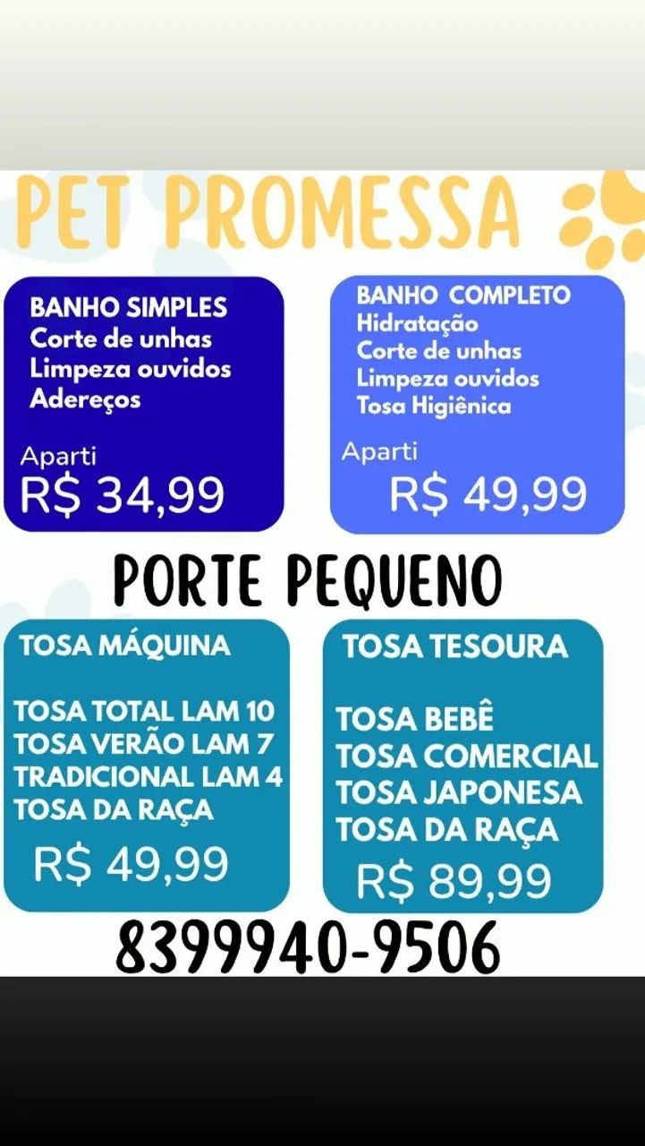 Banho e tosa completo 