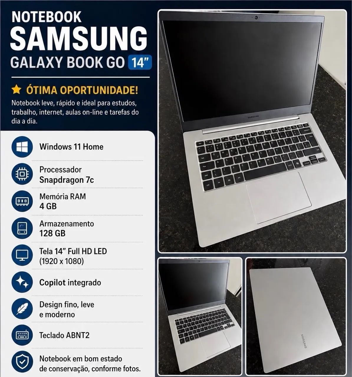 Notebook Galaxy book Go