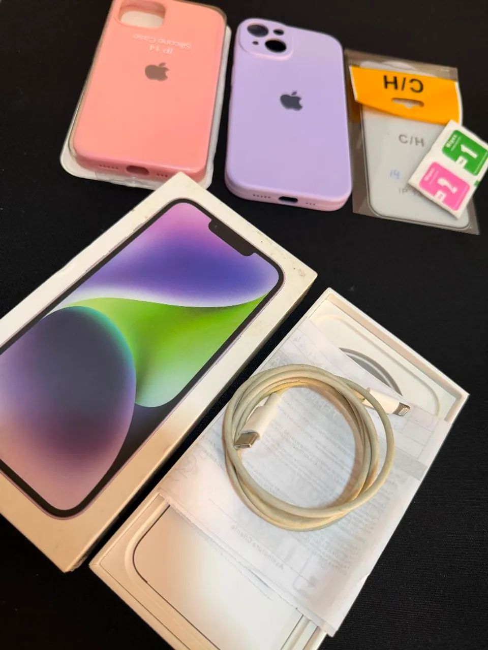 iPhone 14 128GB, branco, muito bem conservado e em perfeito estado de funcionamento. - Foto 3