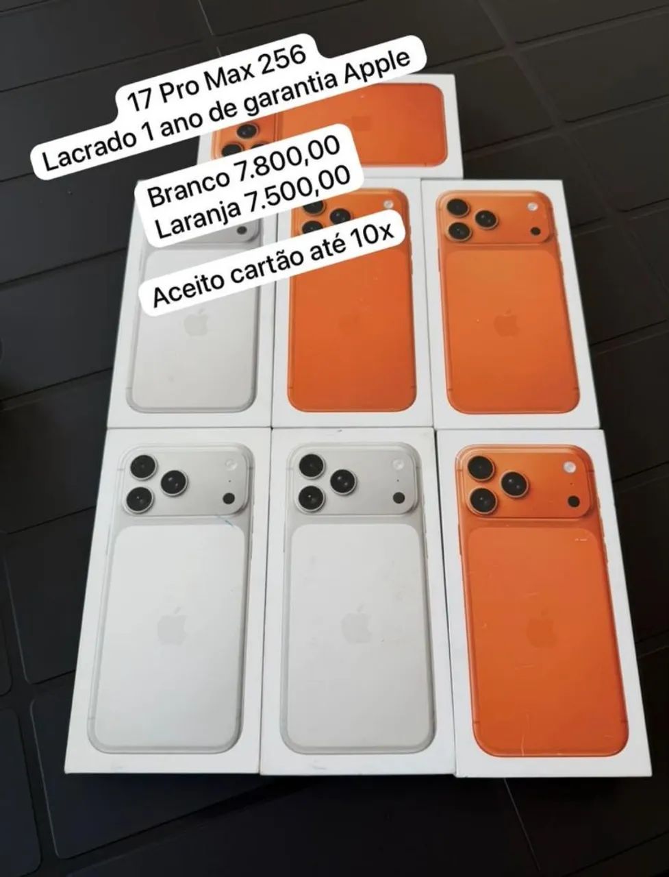 Iphone 17 Pro Max 256gb ( Novo com Garantia 1 ano)