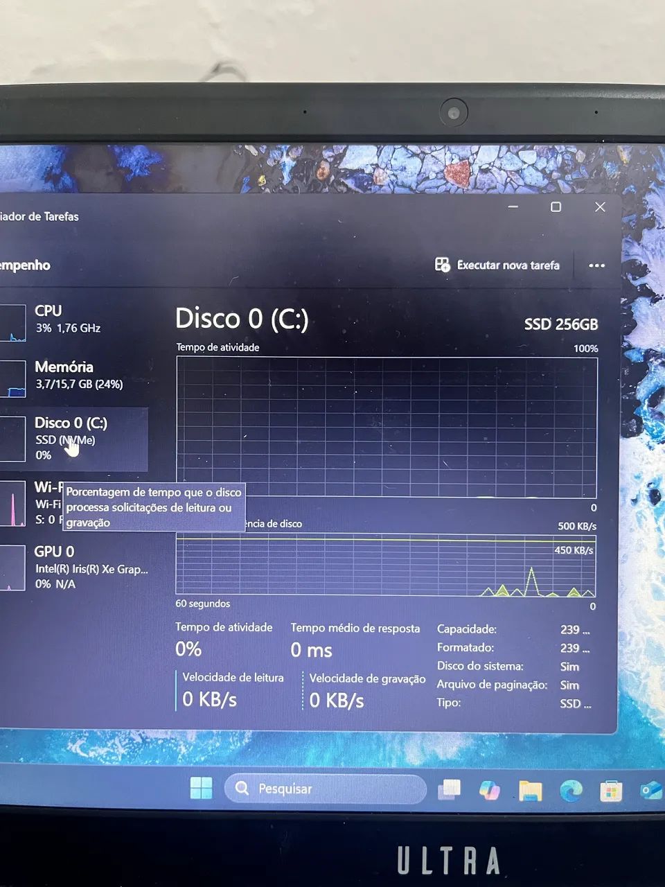 NOTEBOOK CORE I5 DÉCIMA PRIMEIRA GERAÇÃO 