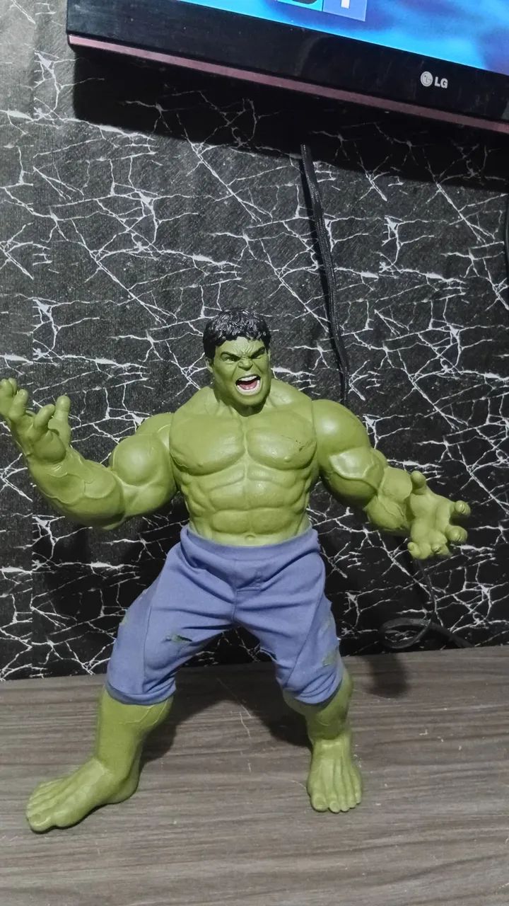 BONECO HULK ULTIMATO MARCA MIMO ORIGINAL TOP DE LINHA - Foto 2