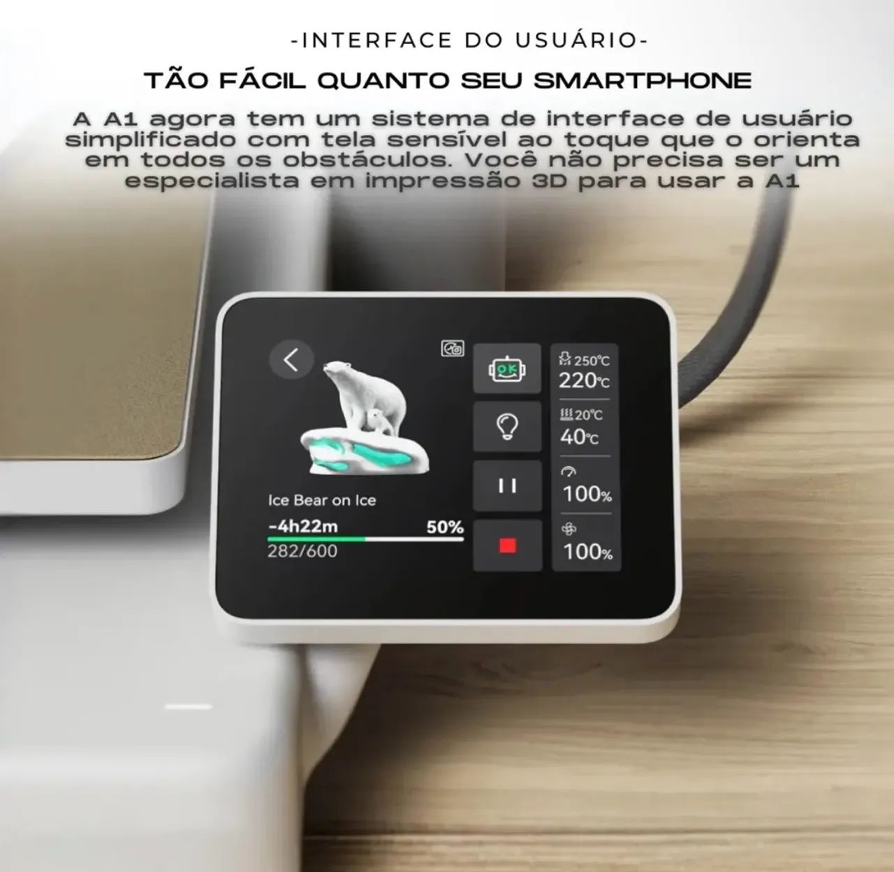 Impressora 3d Fdm Bambu Lab A1 Ams Lite (combo)  - Foto 3