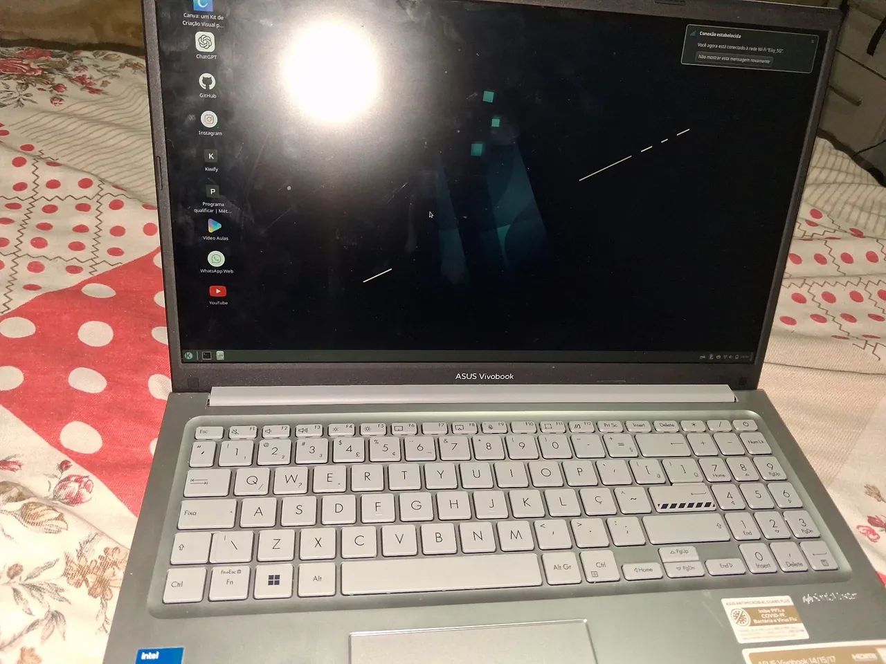 Notebook Asus itel core i5 novo - Foto 2