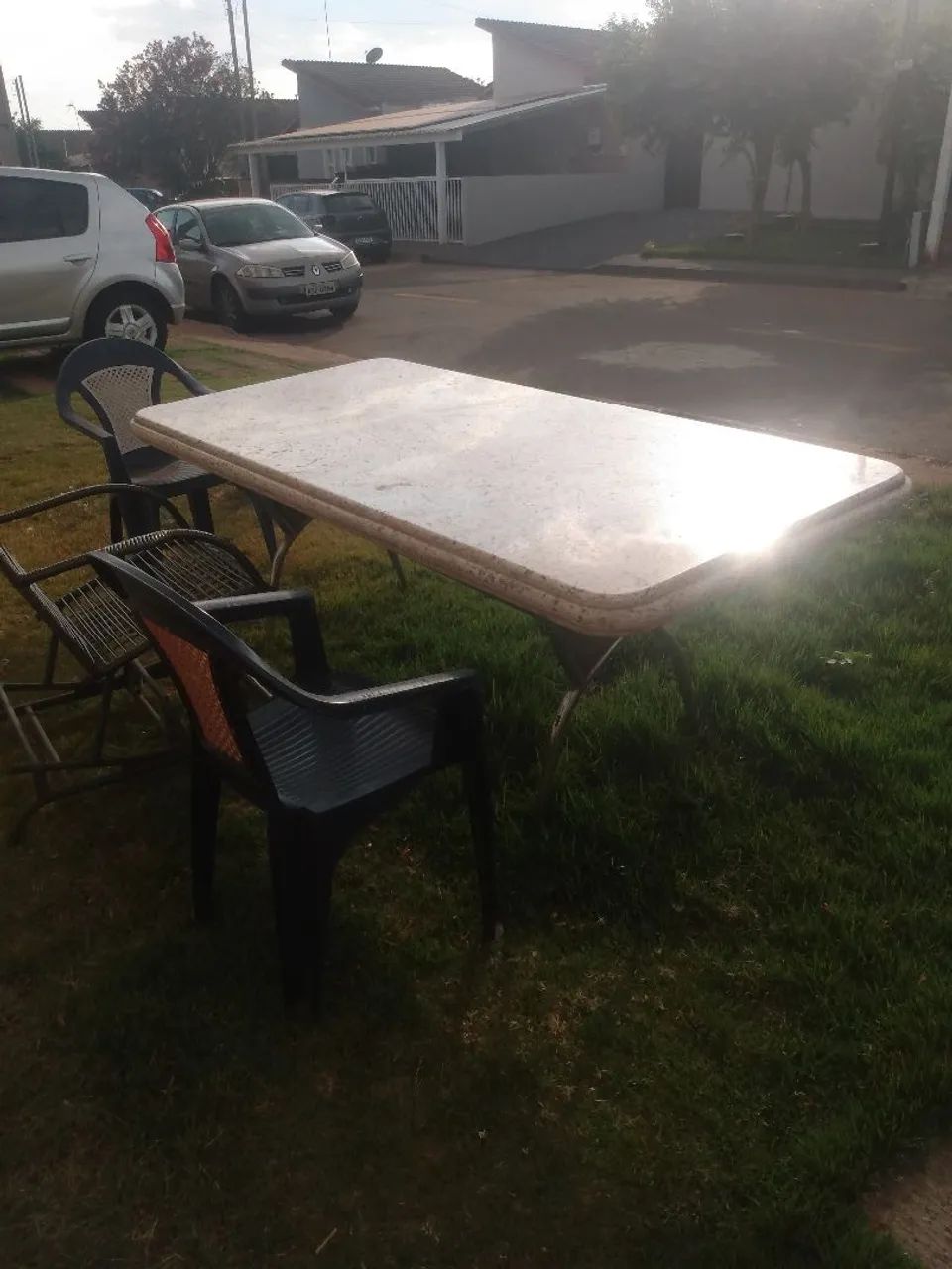 Mesa de mármore puro  - Foto 2