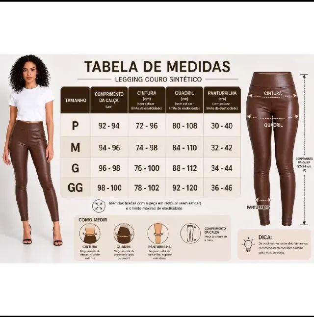 CALÇA LEGGING COURINO - Foto 5