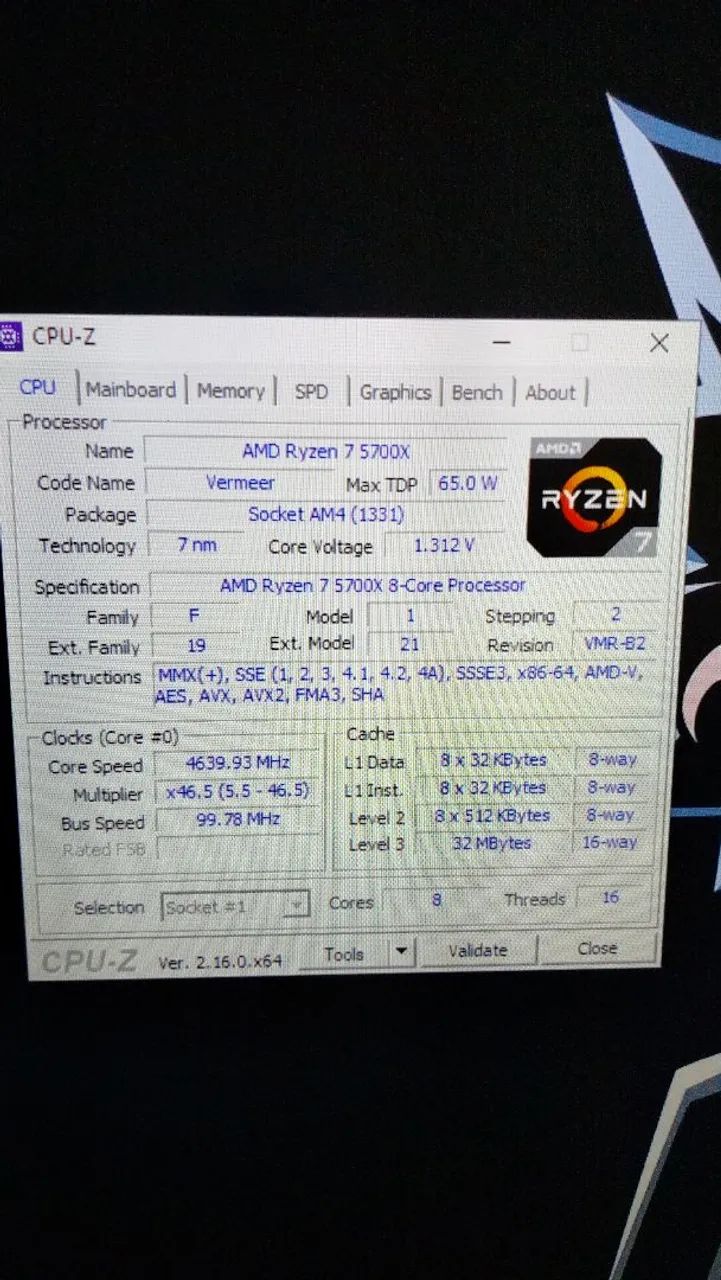 PC RYZEN 7 5700X+RTX 3060 12GB