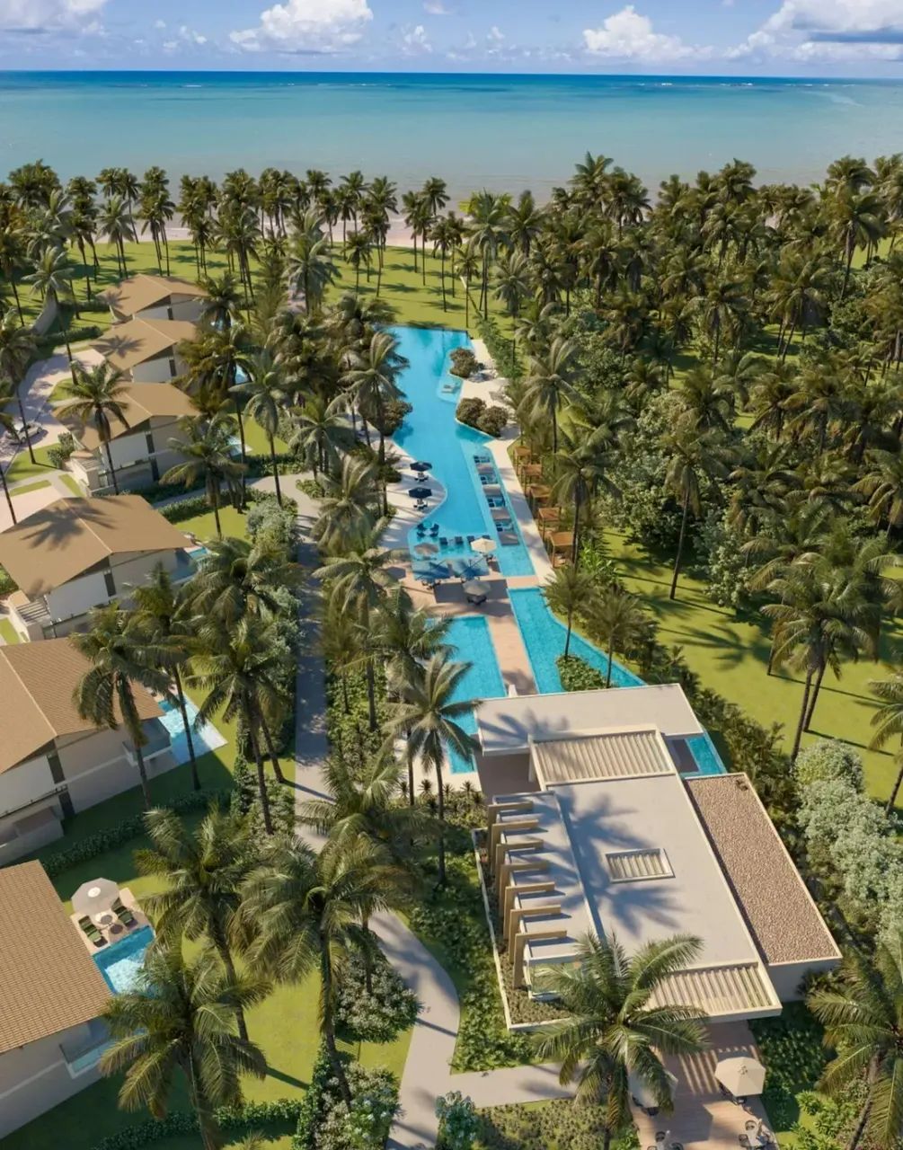 Beach Class Manguinhos  Flat com Terraço Gourmet e Lazer Completo na Praia dos Carneiros - Foto 3