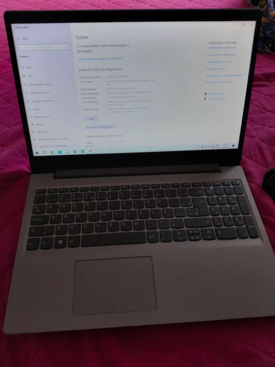 Notebook lenovo