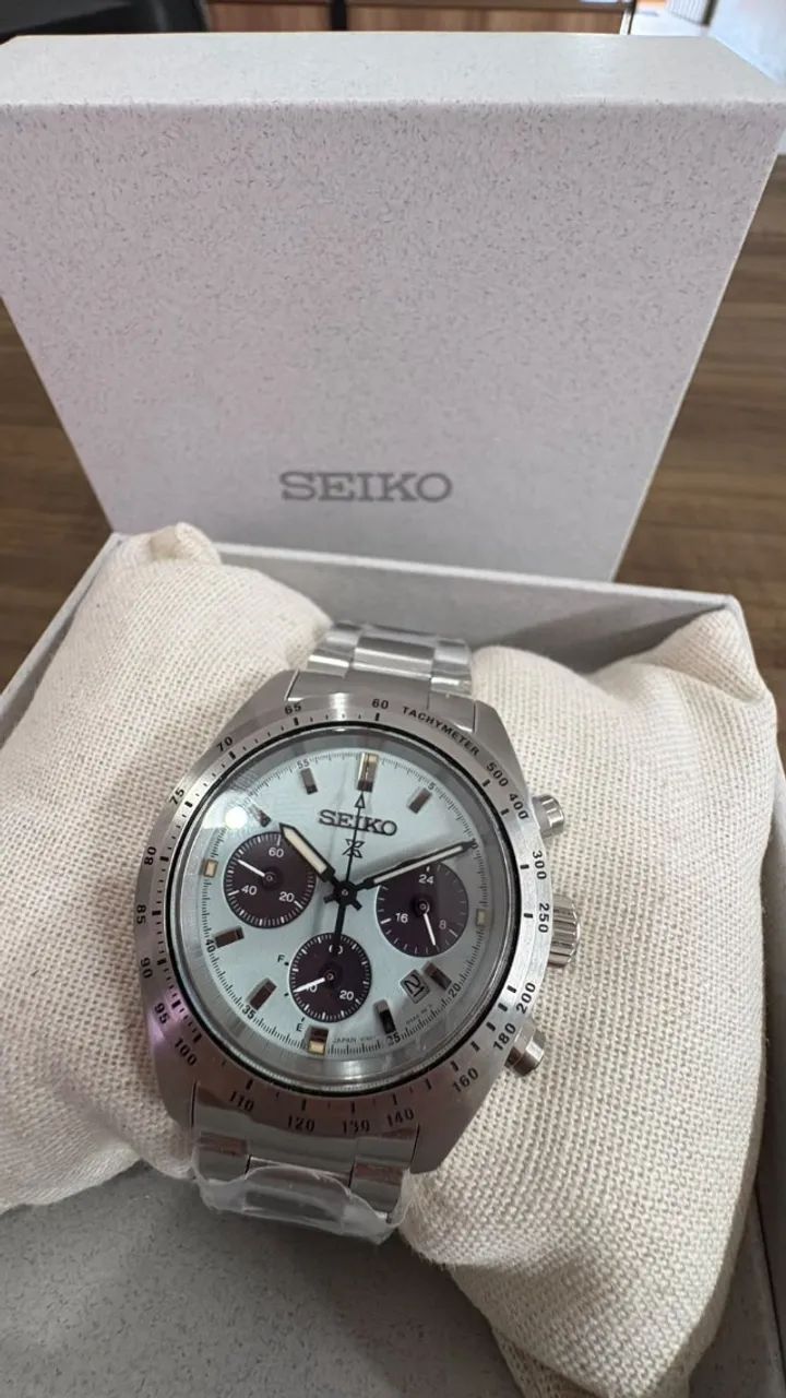 Relógio Seiko Prospex Speedtimer Solar SSC911P1 - Foto 2