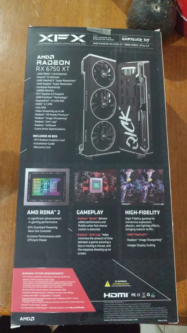 Placa de vídeo AMD RX 6750 XT XFX - Foto 2