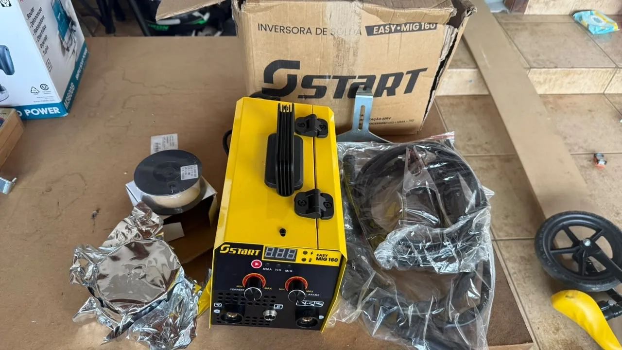Inversora De Solda 220v Mig Tig E Eletrodo Multi Gas Sem + Arame - Foto 4