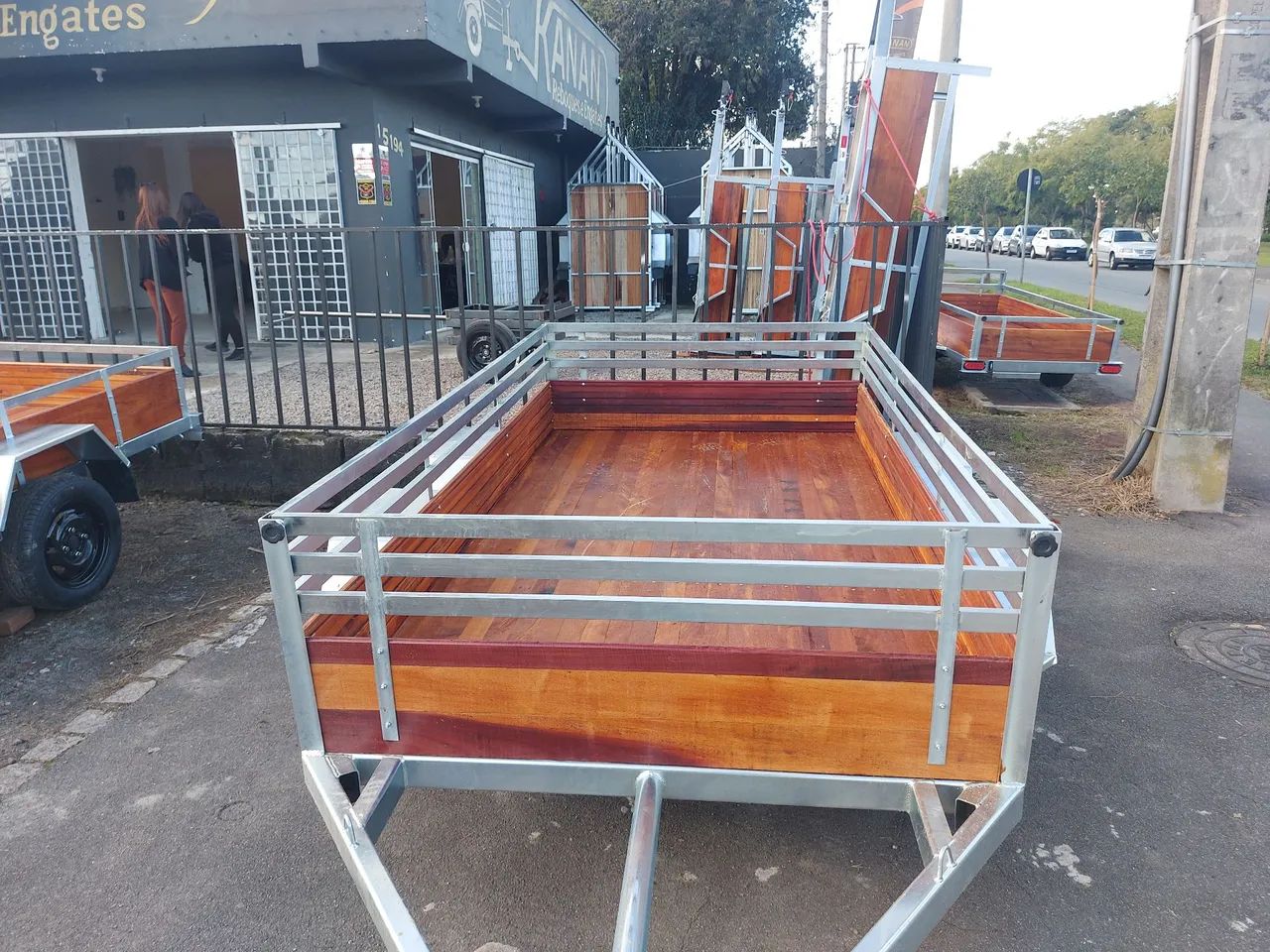 Carretinhas Reboques novas de fábrica  - Foto 3
