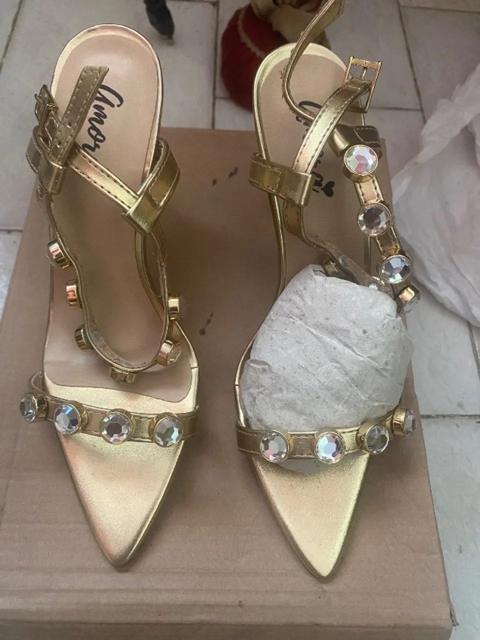 Sandália dourada 