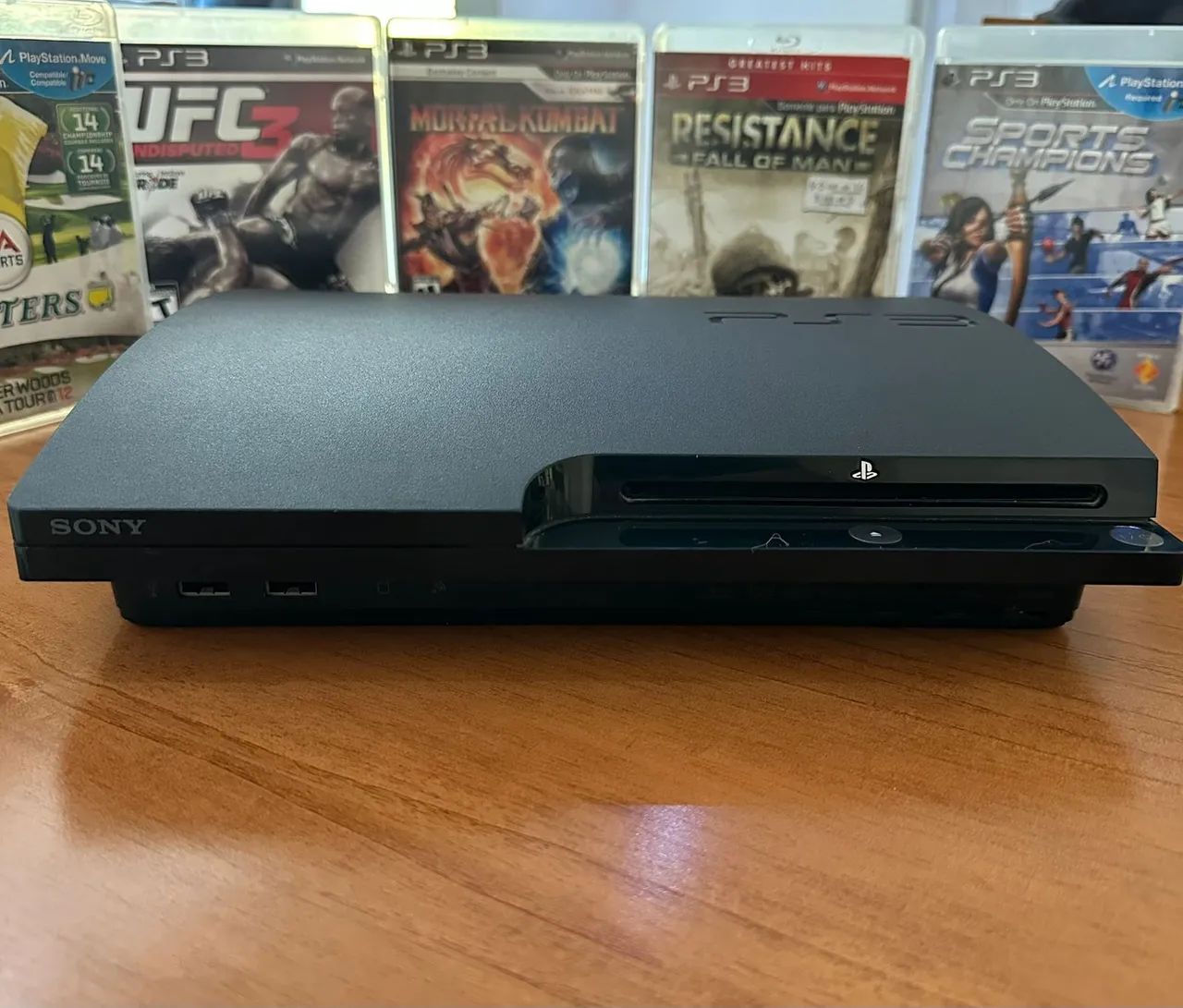 Vendo PS3 SLIM c/8 Jogos - Foto 2