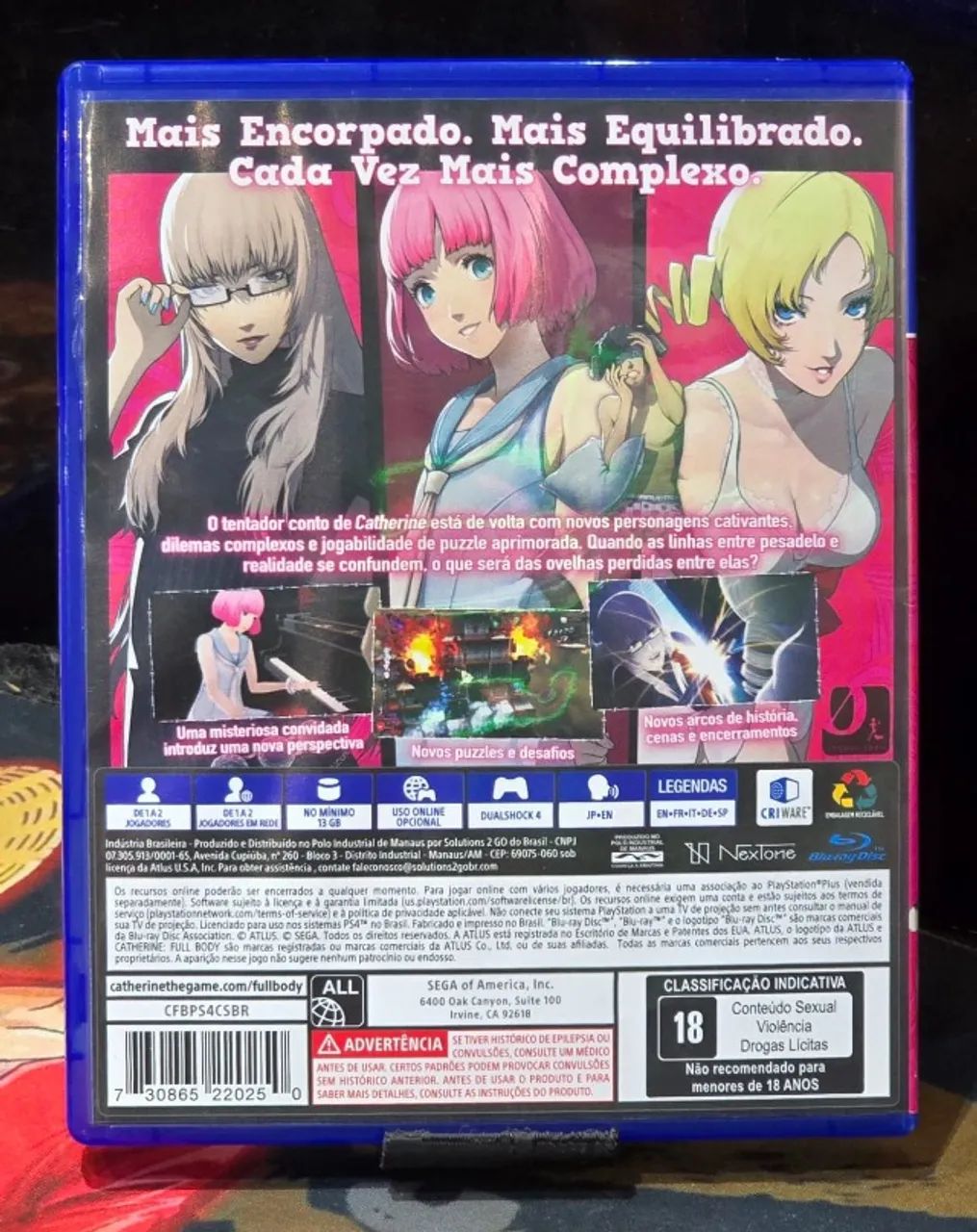 Jogo Catherine Fullbody PS4 Completo - Foto 2