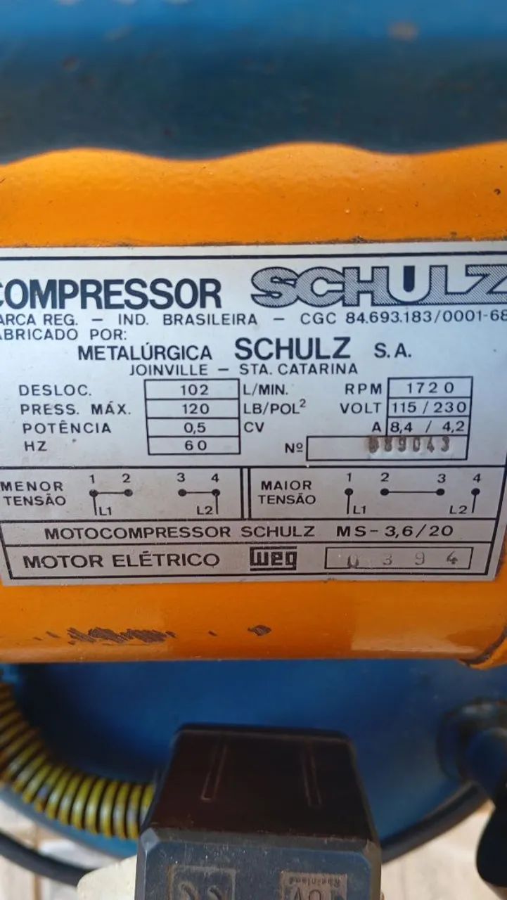 Compressor shulz bivolte  - Foto 2