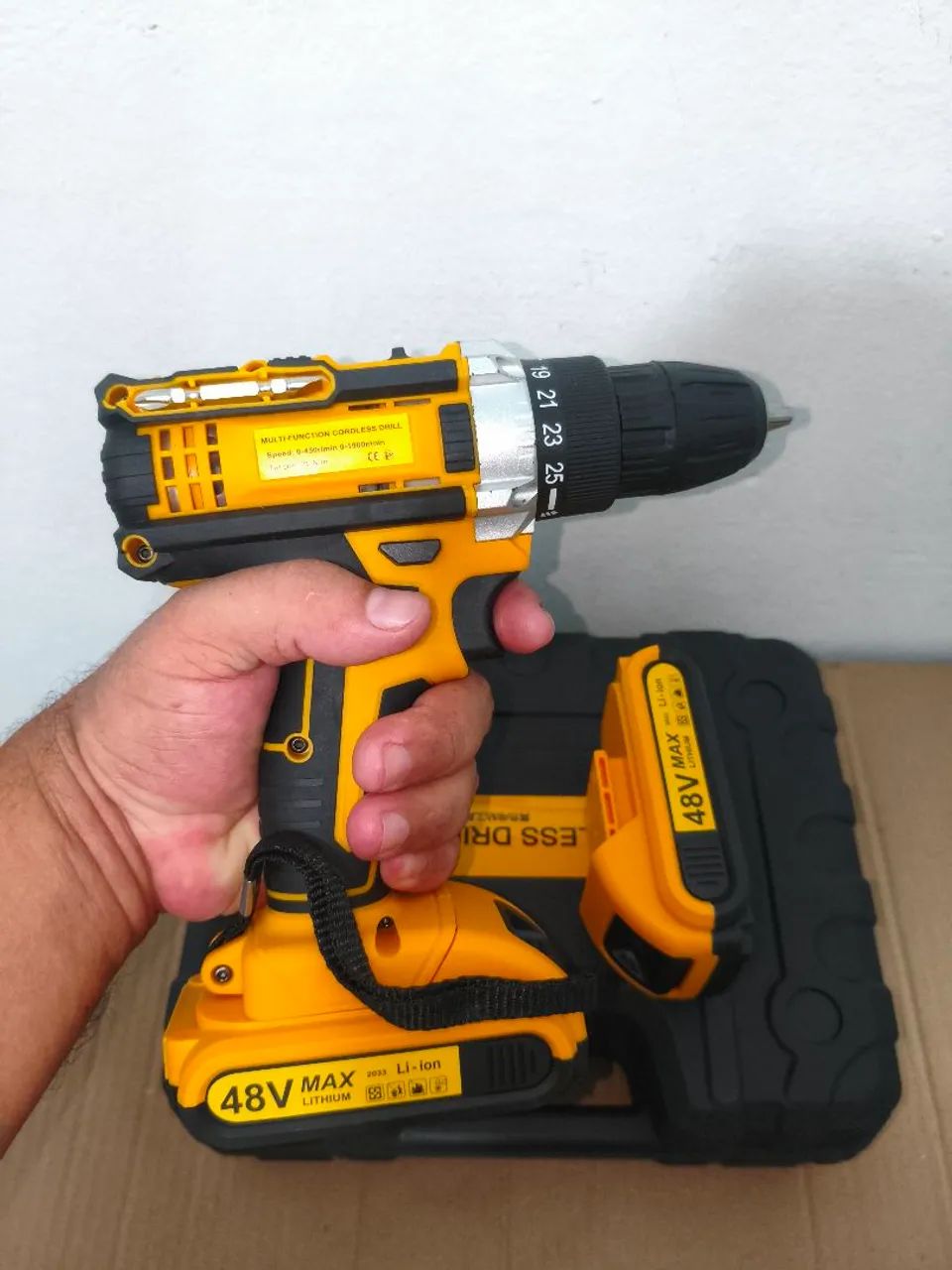 Parafusadeira Furadeira 48V Bateria  - Foto 5