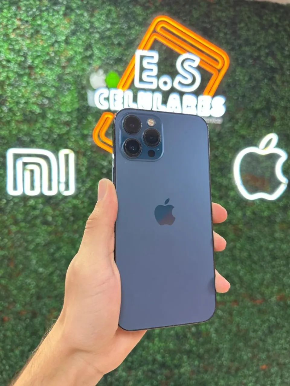 IPHONE 12 PRO MAX AZUL 128GB - 90 DIAS DE GARANTIA - Foto 3