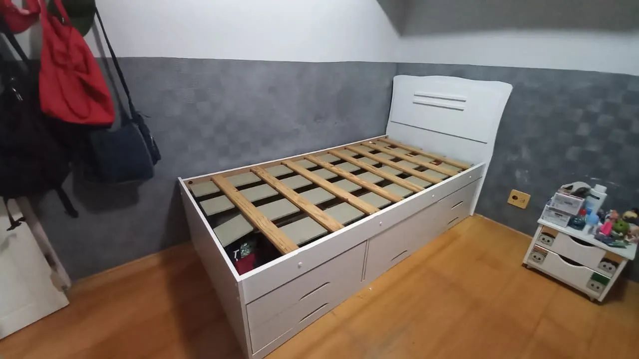 Cama de Solteiro com Gaveteirovet - Foto 3