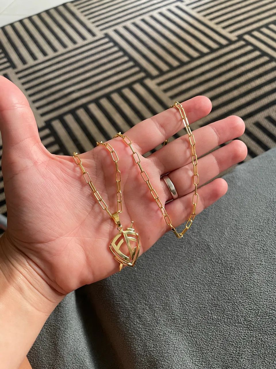 Corrente banhada a ouro 18K