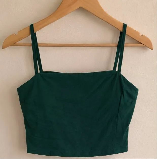 Conjunto verde - Top + Saia | Tamanho G - Foto 2